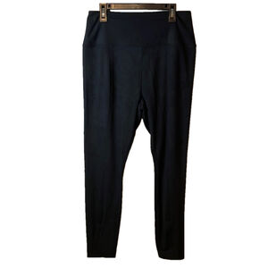Simply Vera Vera Wang Black Suede‎ Feel Seam Middle Leg Size Medium Poly Spandex